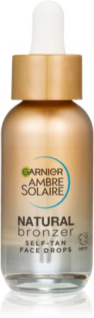 Garnier Ambre Solaire Natural Bronzer önbarnító cseppek az arcra