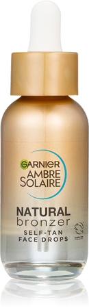 Garnier Ambre Solaire Natural Bronzer σταγόνες αυτομαυρίσματος για το πρόσωπο