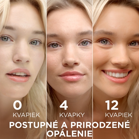 Garnier Ambre Solaire Natural Bronzer samoopaľovacie kvapky na tvár