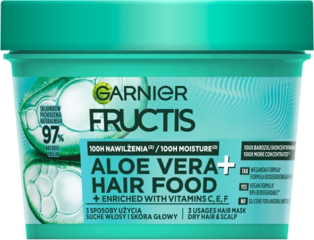 Garnier Fructis Aloe Vera Hair Food maseczka nawilżająca do włosów normalnych i suchych
