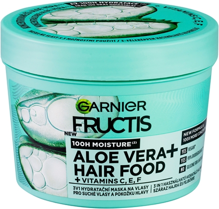 Garnier Fructis Aloe Vera Hair Food ενυδατική μάσκα για κανονικά έως ξηρά μαλλιά