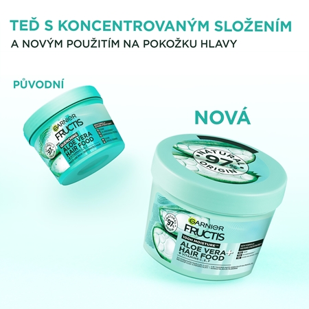 Garnier Fructis Aloe Vera Hair Food hydratační maska pro normální až suché vlasy