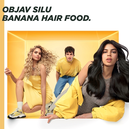 Garnier Fructis Banana Hair Food vyživujúca maska pre suché vlasy