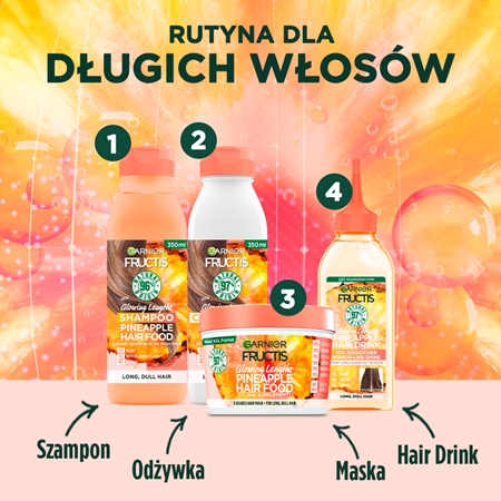 Garnier Fructis Pineapple Hair Food szampon dla długich włosów