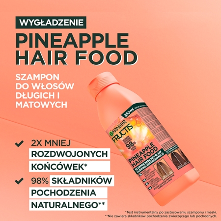 Garnier Fructis Pineapple Hair Food szampon dla długich włosów