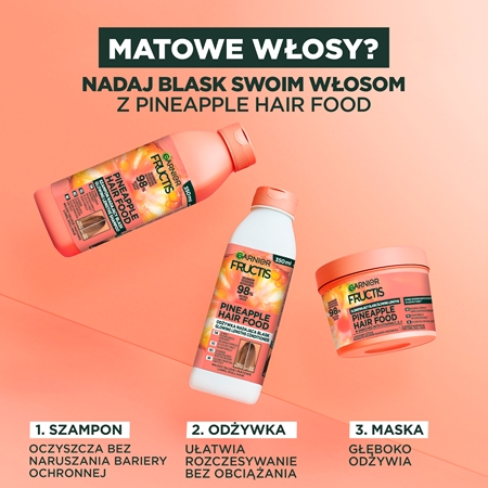 Garnier Fructis Pineapple Hair Food szampon dla długich włosów