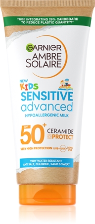 Garnier Ambre Solaire Sensitive Advanced ochronny krem do opalania dla dzieci SPF 50+