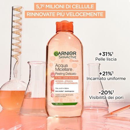 Garnier Skin Active acqua micellare effetto scrub