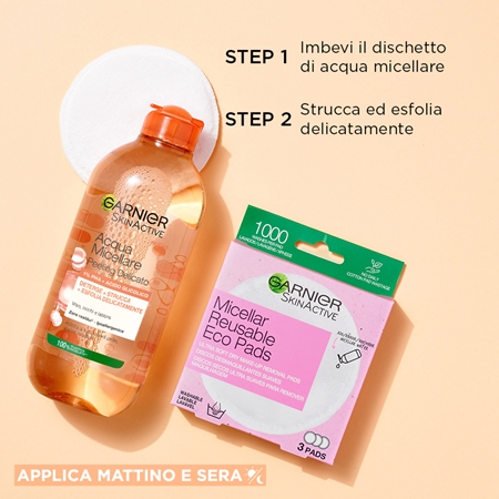 Garnier Skin Active acqua micellare effetto scrub