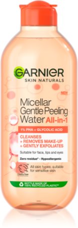 Garnier Skin Naturals Micellar Gentle Peeling água micelar com efeito peeling