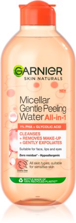 Garnier Skin Naturals Micellar Gentle Peeling Mizellenwasser mit  Peelingeffekt | Notino