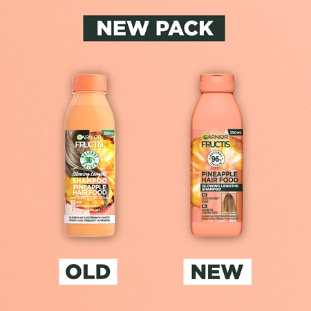 Garnier Fructis Pineapple Hair Food champô para cabelo comprido