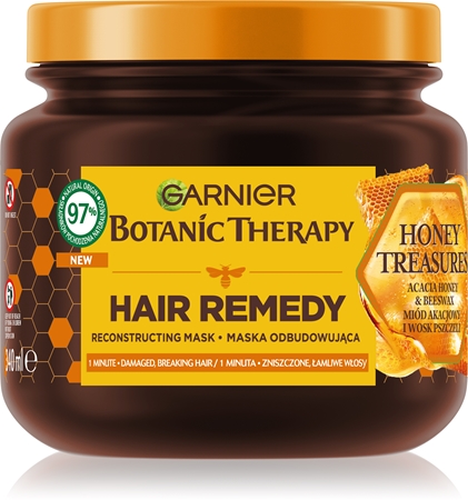 Garnier Botanic Therapy Hair Remedy regeneruojamoji kaukė pažeistiems plaukams