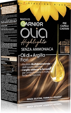 Garnier Olia Haarfarbe für braune Farbnuancen des Haares