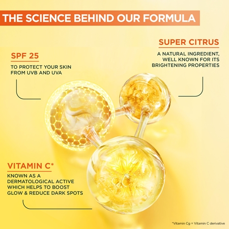 Garnier Vitamin C sérum crème pour une peau lumineuse