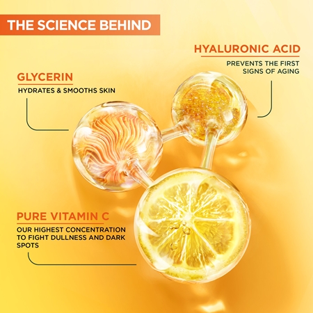 Garnier Skin Naturals Vitamin C rozjasňující noční sérum s 10 % čistého vitamínu C
