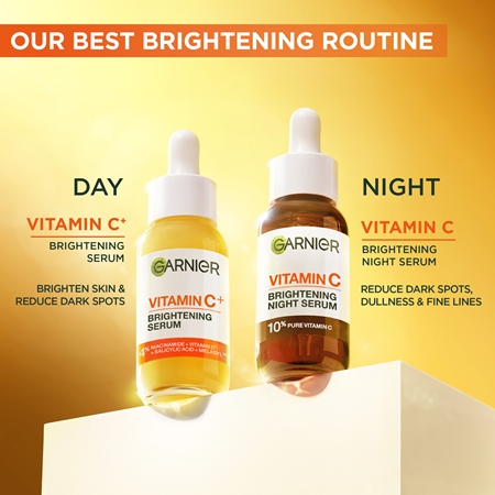 Garnier Skin Naturals Vitamin C rozjasňující noční sérum s 10 % čistého vitamínu C