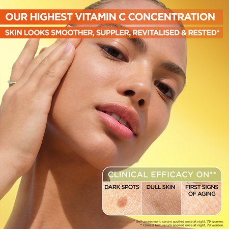 Garnier Skin Naturals Vitamin C sérum illuminateur à la vitamine C pour la nuit