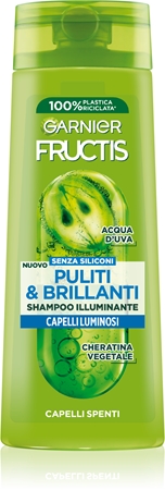Garnier Fructis Pure Shine champô iluminador para cabelo mate