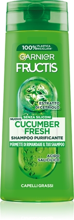 Garnier Fructis Pure Non-Stop Cucumber Fresh champú revitalizador