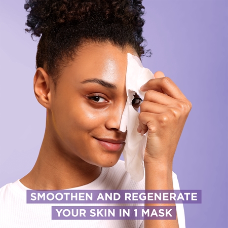 Garnier Textil Masks Pro-Retinol smoothing sheet mask with retinol