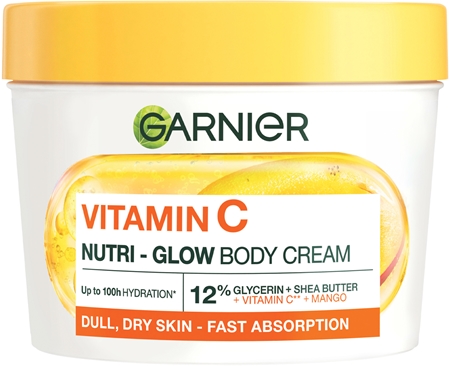 Garnier Body SuperFood Λαμπρυντική κρέμα σώματος με βιταμίνη C
