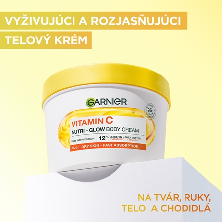 Garnier Body SuperFood rozjasňujúci telový krém s vitamínom C