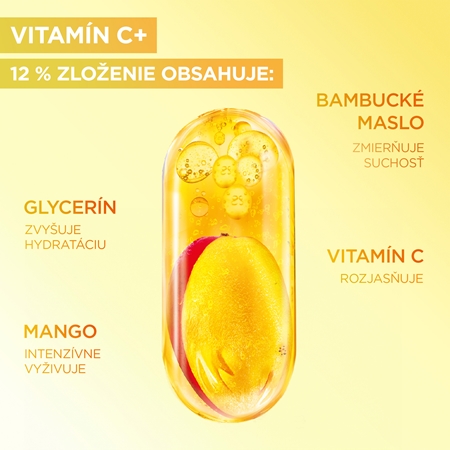 Garnier Body SuperFood rozjasňujúci telový krém s vitamínom C