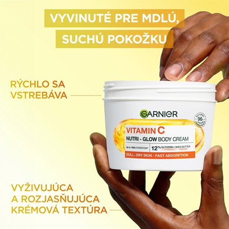 Garnier Body SuperFood rozjasňujúci telový krém s vitamínom C