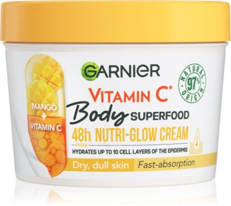 Garnier Body SuperFood rozjasňujúci telový krém s vitamínom C
