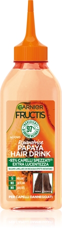 Garnier Fructis Papaya Hair Drink balsamo lisciante effetto immediato