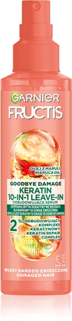 Garnier Fructis Goodbye Damage Juustesse jäetav pihusti keratiiniga