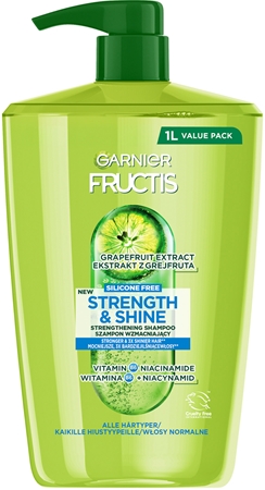 Garnier Fructis Strength & Shine δυναμωτικό σαμπουάν για όλους τους τύπους μαλλιών