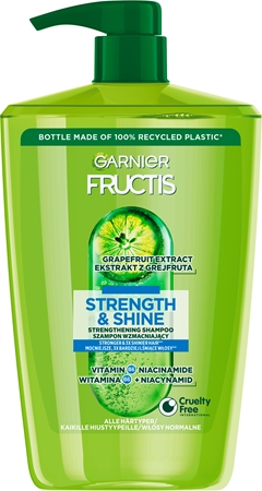 Garnier Fructis Strength & Shine szampon wzmacniający do wszystkich rodzajów włosów