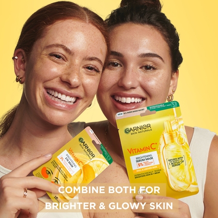 Garnier Textil Masks Vitamin C Eye Contour Mask with brightening effect