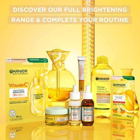 Garnier Textil Masks Vitamin C Eye Contour Mask with brightening effect