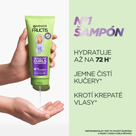 Garnier Fructis Curls Method hydratačný šampón pre vlnité a kučeravé vlasy