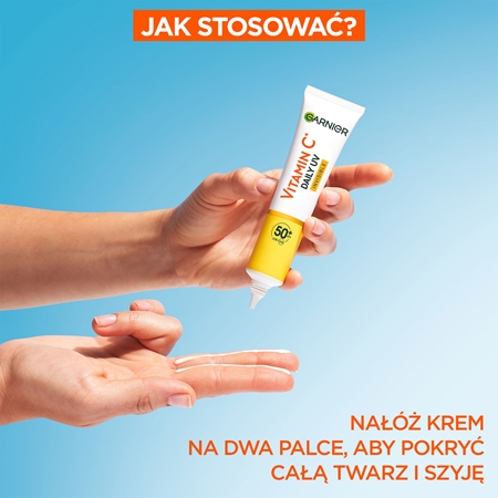 Garnier Skin Naturals Vitamin C Niewidoczny fluid rozświetlający SPF 50+