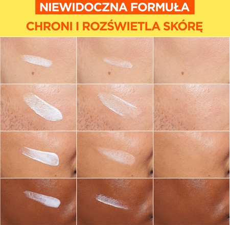 Garnier Skin Naturals Vitamin C Niewidoczny fluid rozświetlający SPF 50+