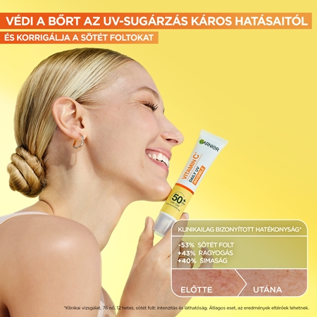 Garnier Vitamin C élénkítő fluid SPF 50+