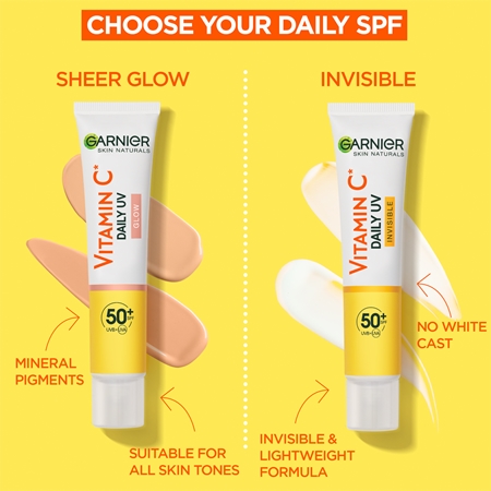 Garnier Skin Active Vitamin C Invisible lozione illuminante SPF 50+