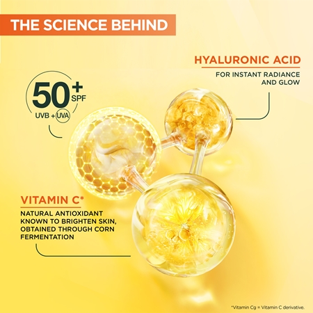 Garnier Skin Naturals Vitamin C Invisible aufhellendes Fluid SPF 50+