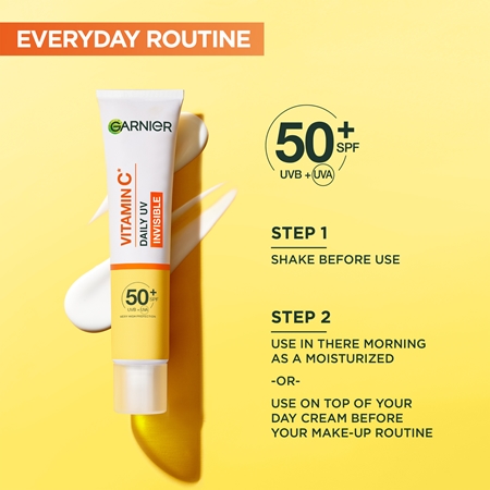 Garnier Skin Naturals Vitamin C Invisible aufhellendes Fluid SPF 50+
