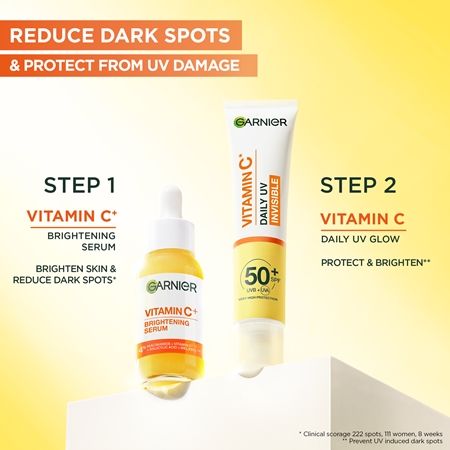 Garnier Skin Naturals Vitamin C Invisible aufhellendes Fluid SPF 50+