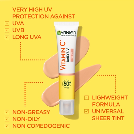 Garnier Skin Naturals Vitamin C Glow loción iluminadora SPF 50+