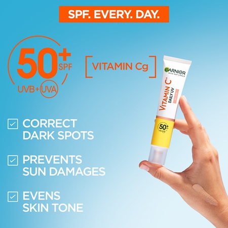 Garnier Skin Naturals Vitamin C Glow loción iluminadora SPF 50+