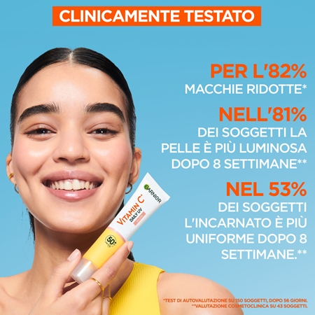 Garnier Skin Active Vitamin C Glow lozione illuminante SPF 50+