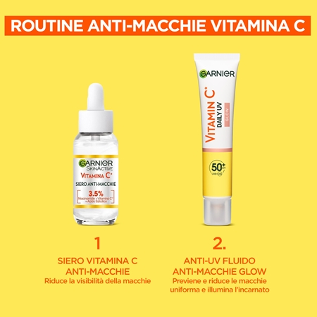 Garnier Skin Active Vitamin C Glow lozione illuminante SPF 50+