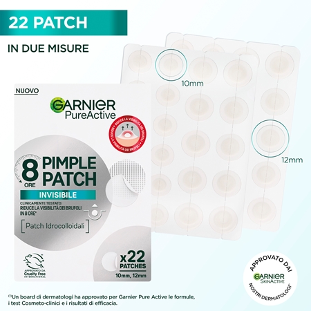 Garnier Pure Active Pimple Patch conjunto de adesivos gel cremoso matificante