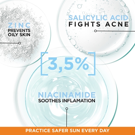 Garnier Ambre Solaire Super UV lozione protettiva ultra leggera contro le imperfezioni della pelle